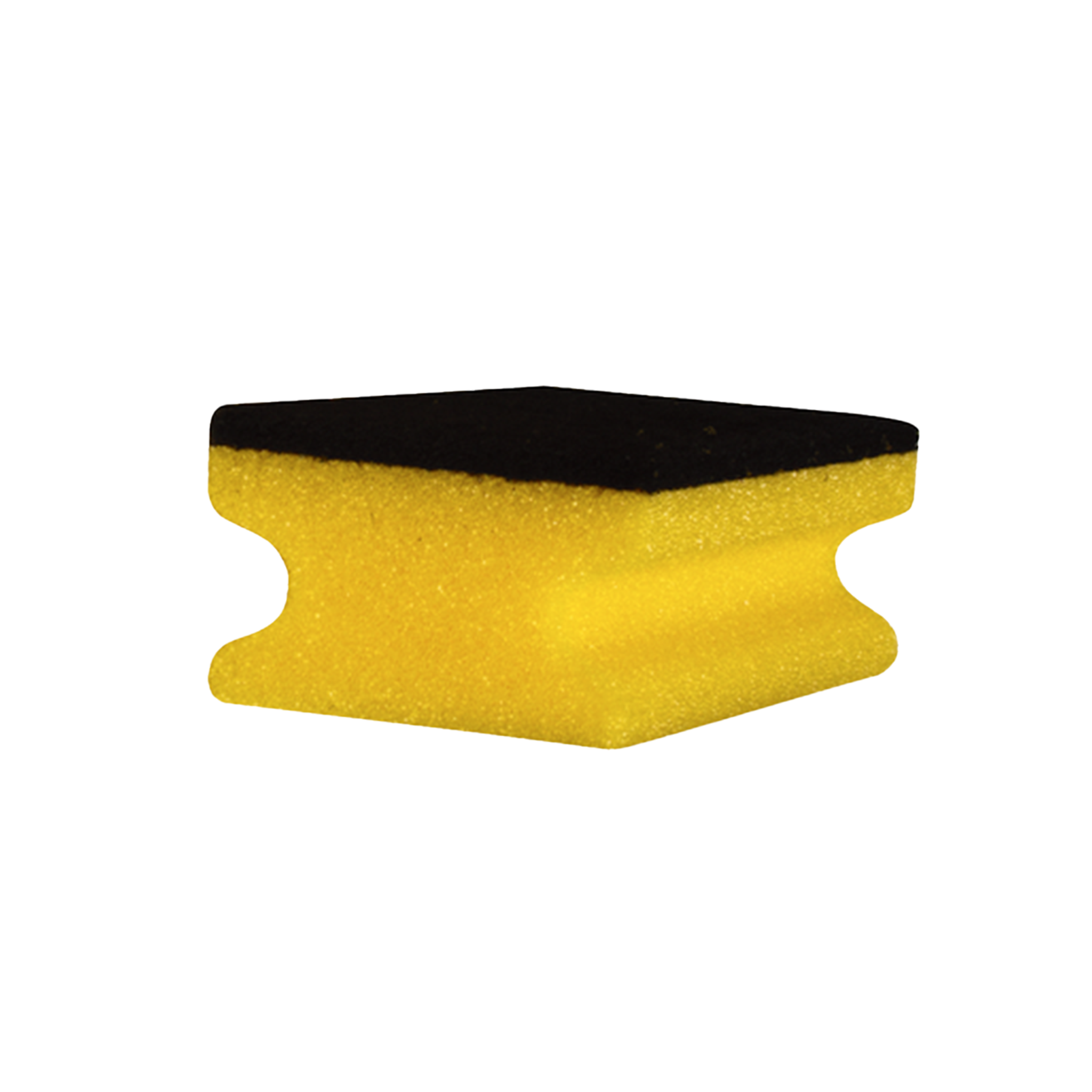 Putzschwamm gelb/schwarz klein