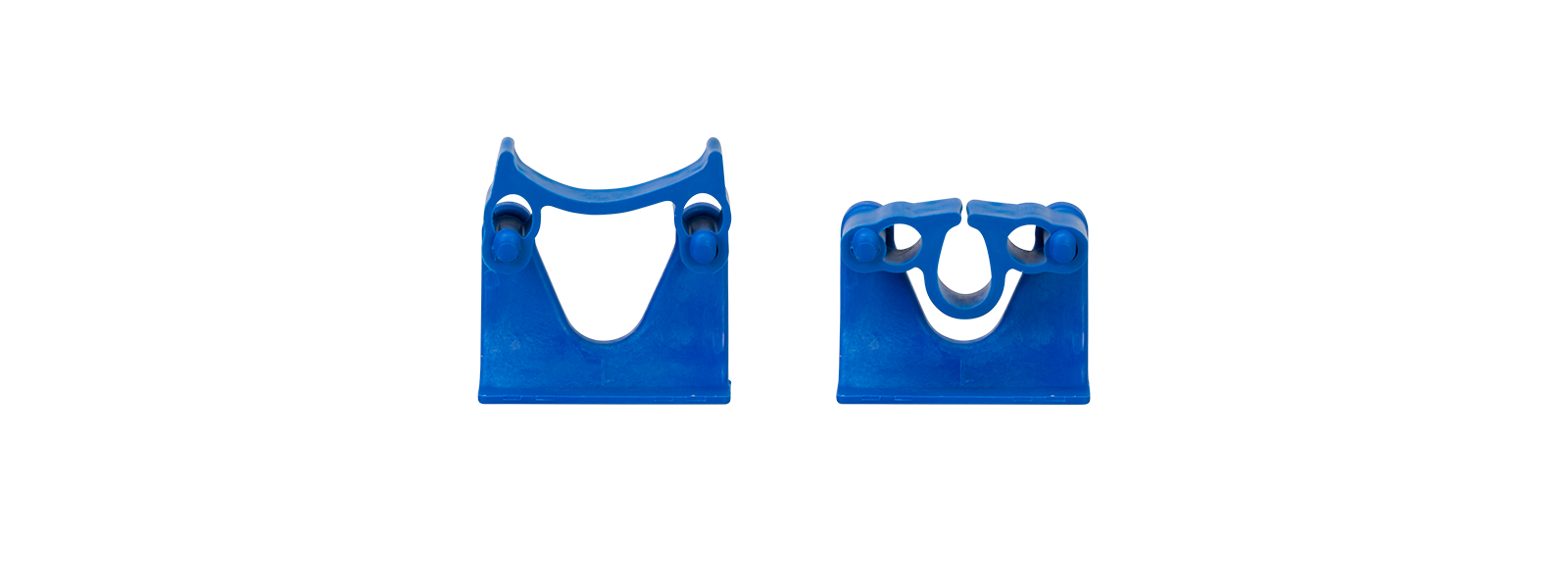 Halter f. Stiele Ø22-32 für Ordnungssystem, Größe 1, blau