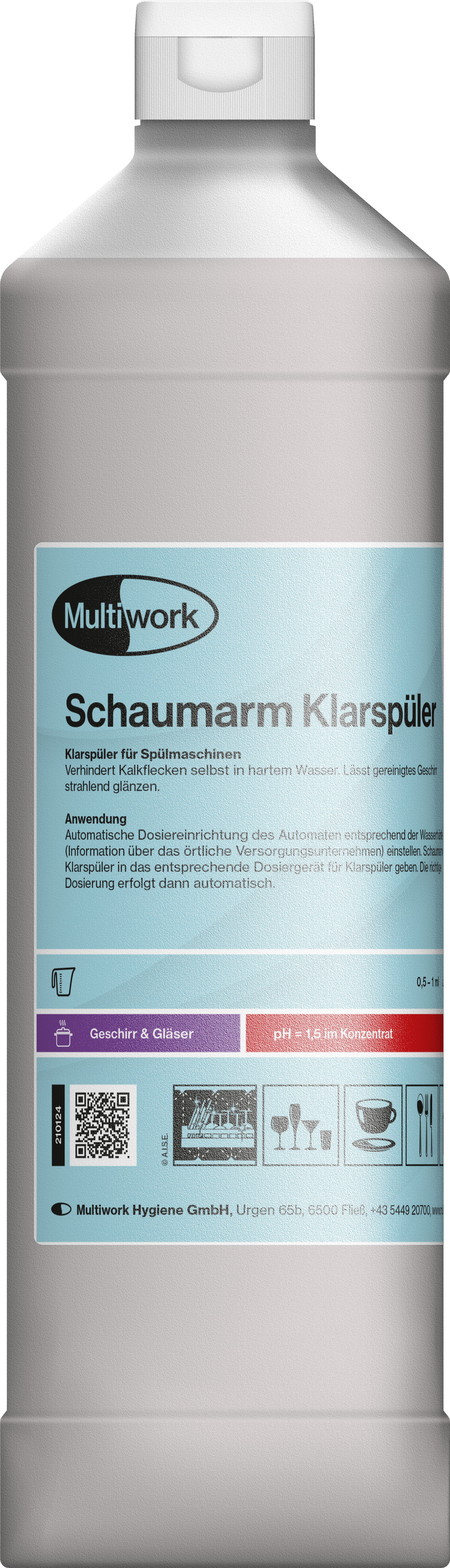 Schaumarm Klarspüler 1 lt.