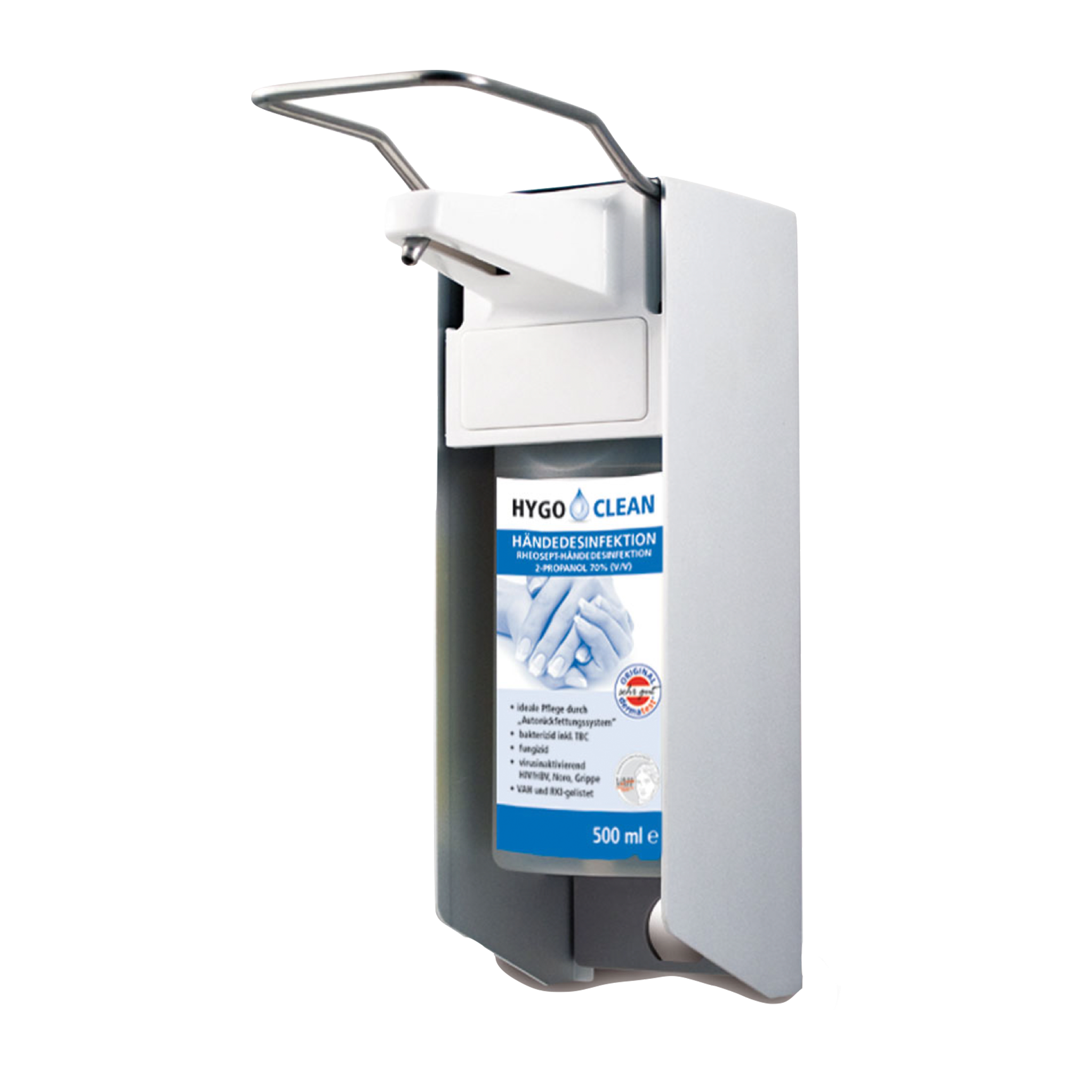Eurospender mit Armhebel silber 0,5L Aluminium
