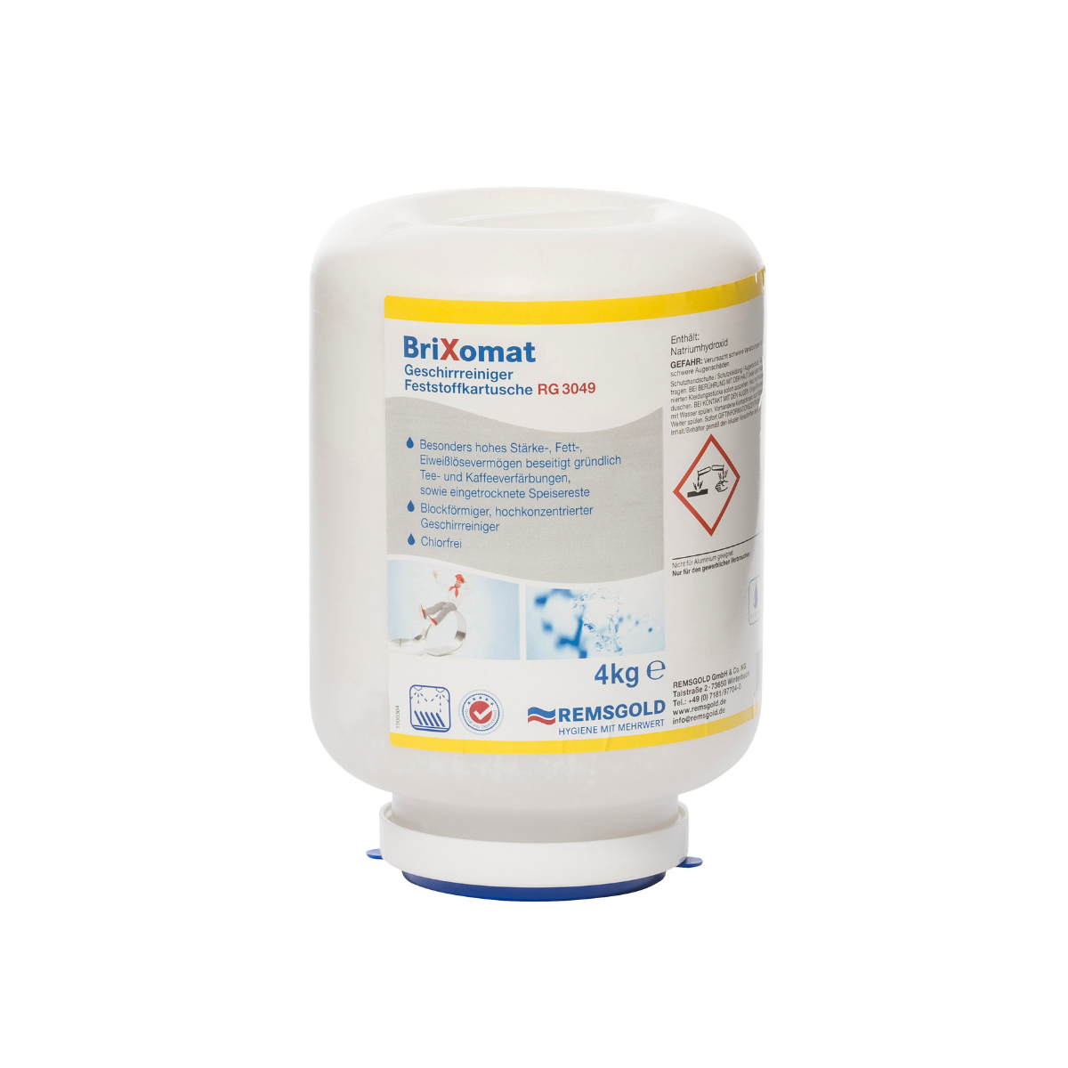 Brixomat Geschirrreiniger Feststoffkartusche - 4 x 4 kg