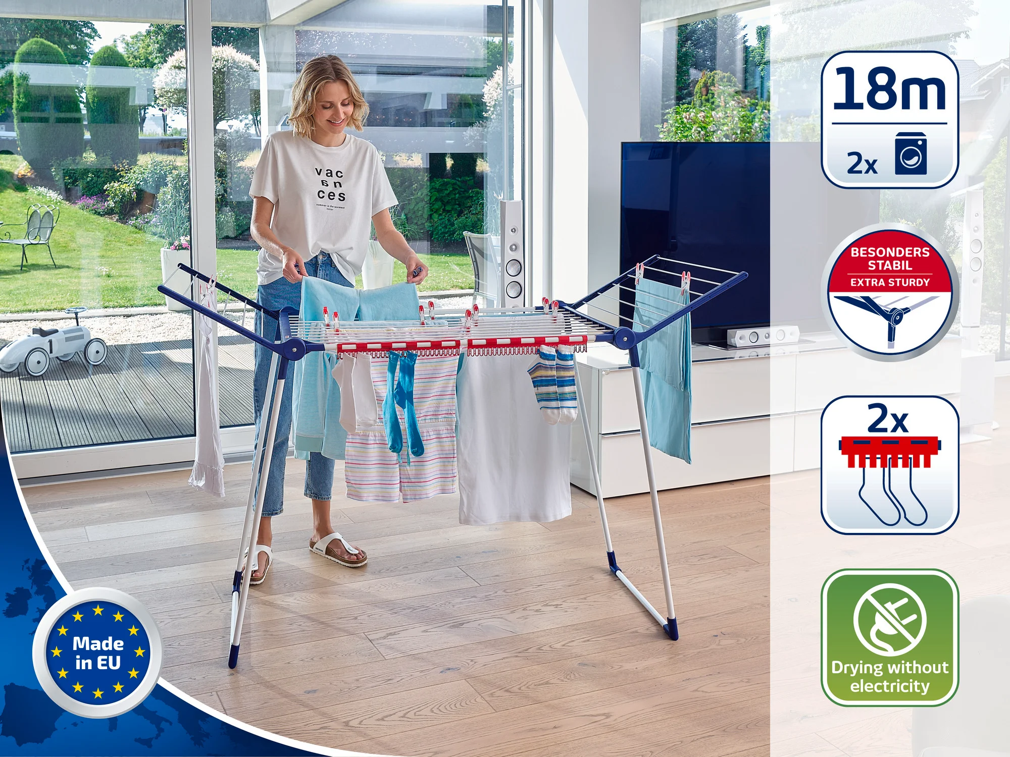 LEIFHEIT Wäscheständer Pegasus 180 Solid