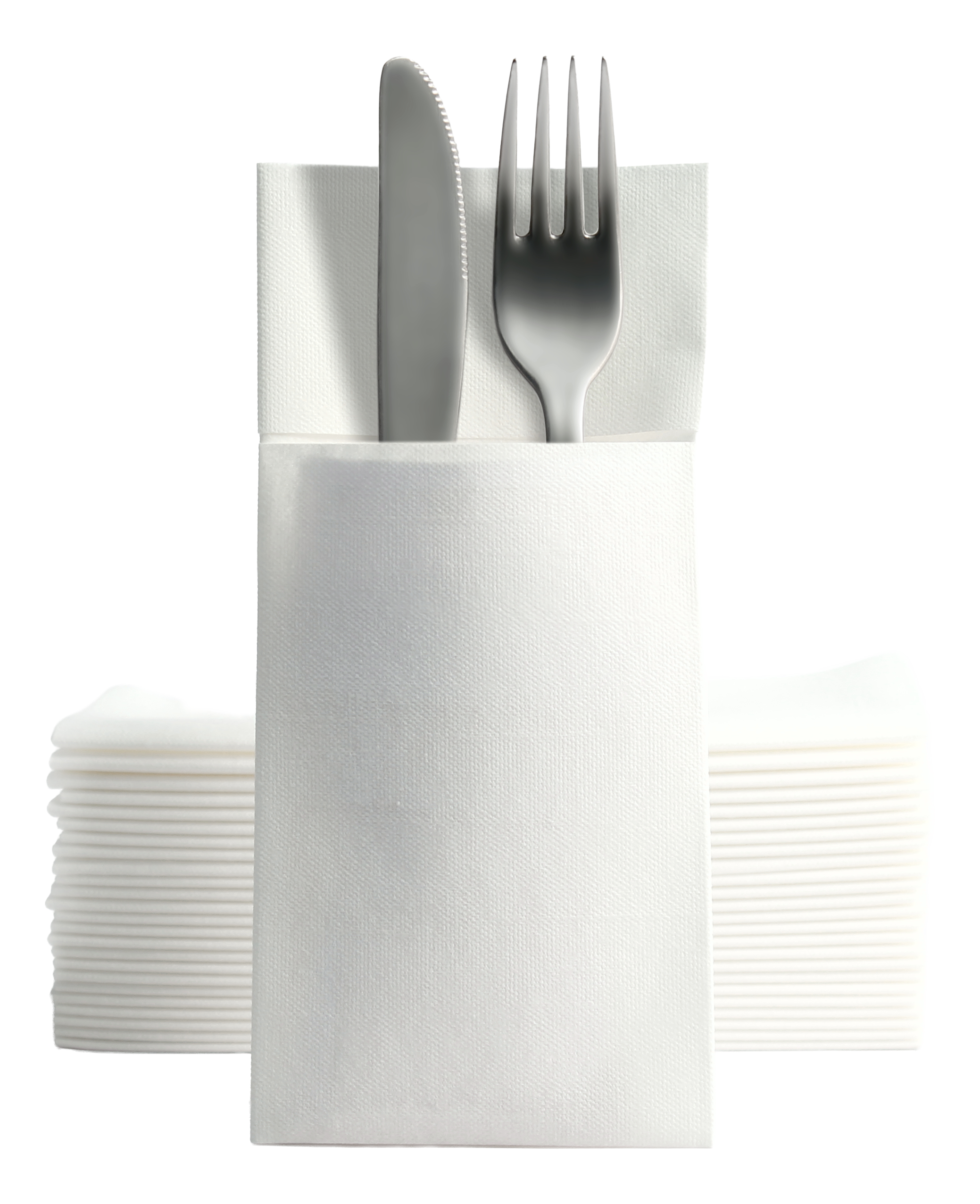 Napkin SOFT POINT Bestecktasche 39x38cm WEISS 000