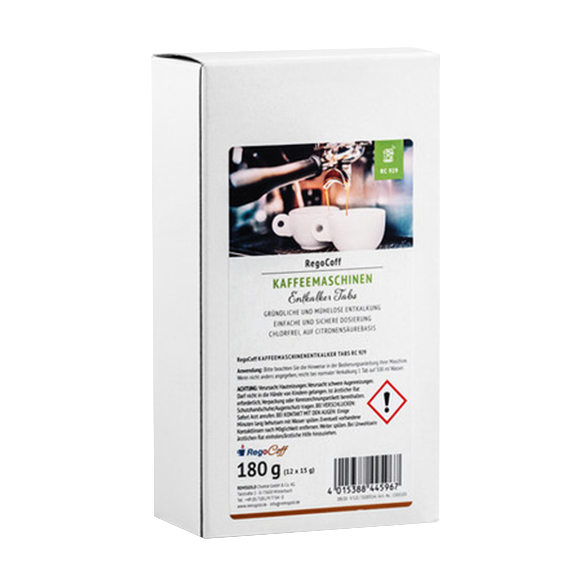 RegoCoff Kaffeemaschinenentkalker Tabs RC 919 - 12x15gr.
