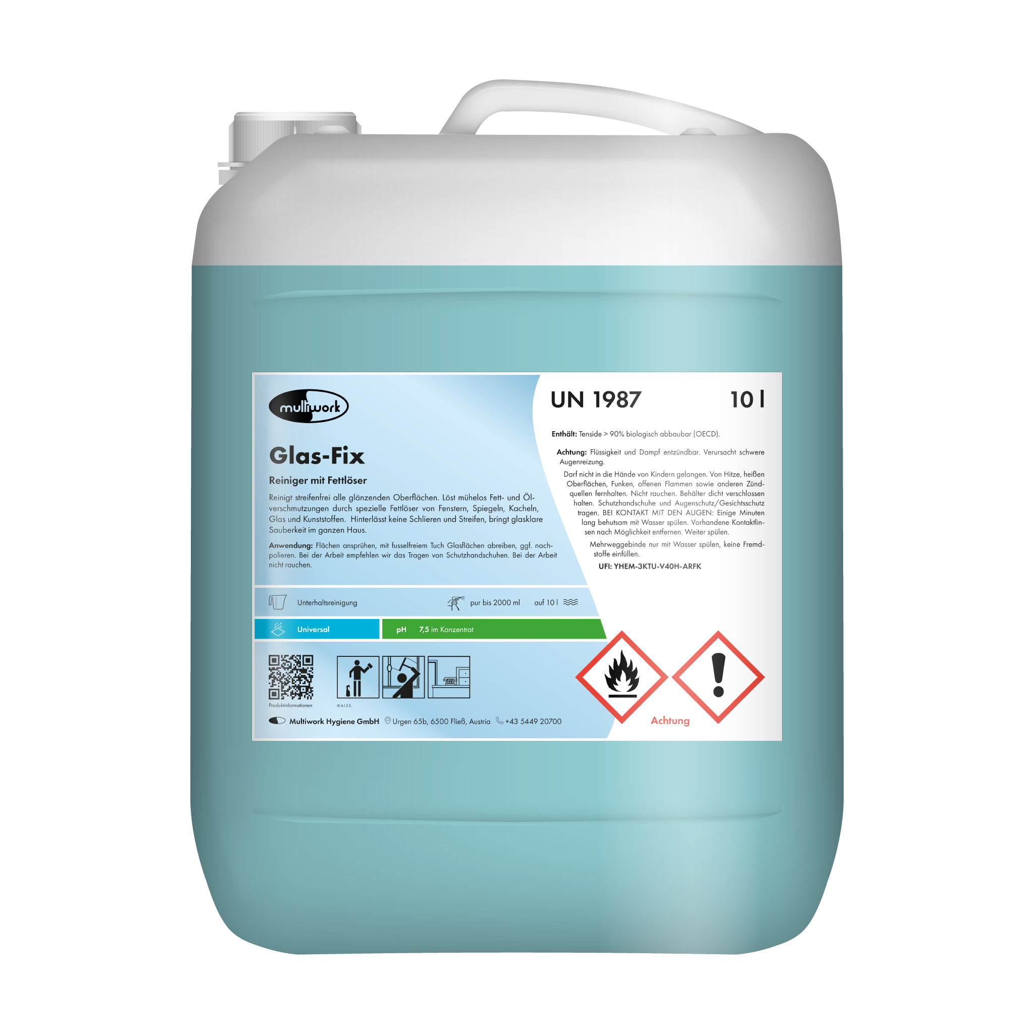 Glas fix 10lt.