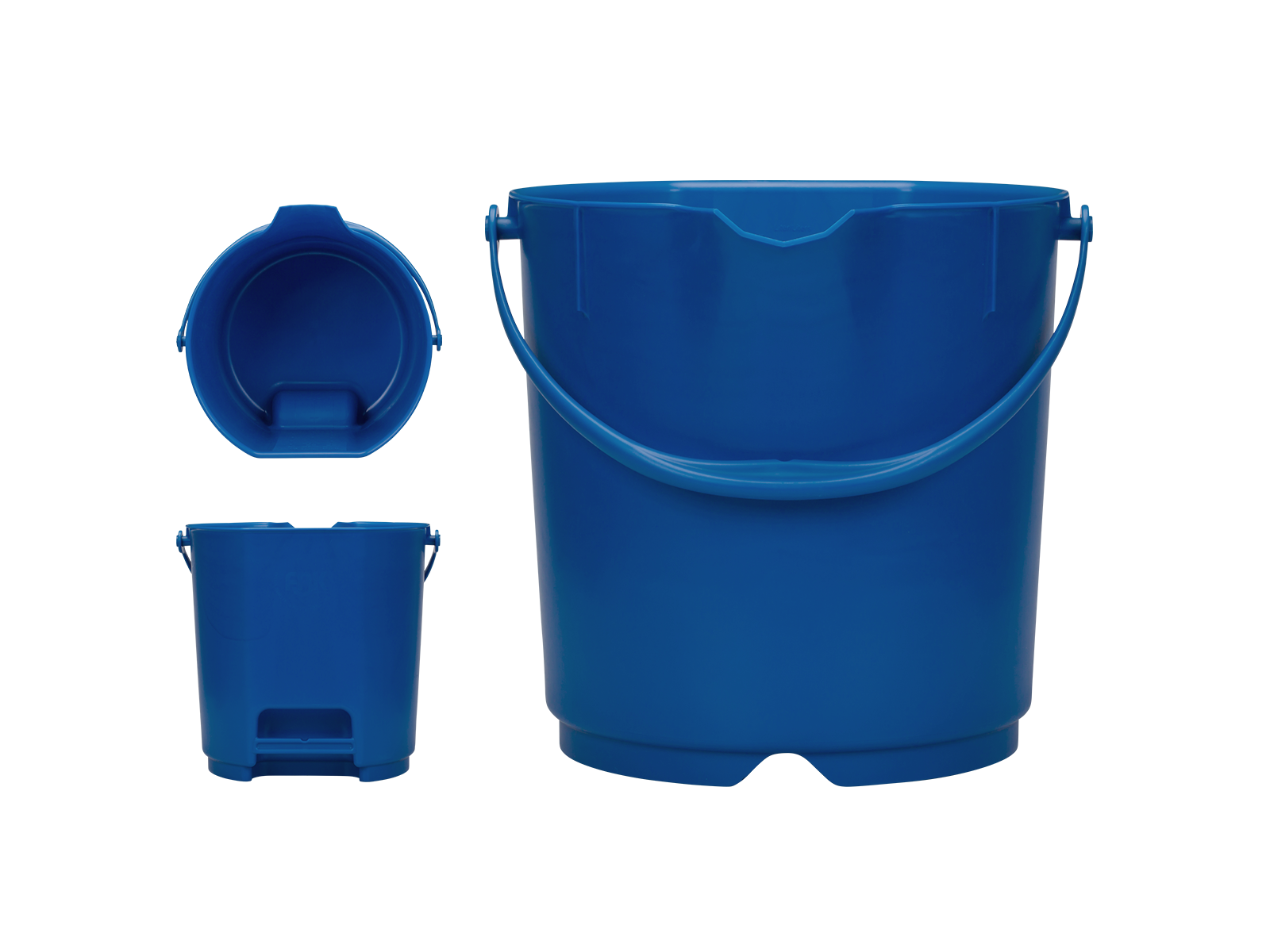 Eimer 15 lt. blau Volldetektierbar