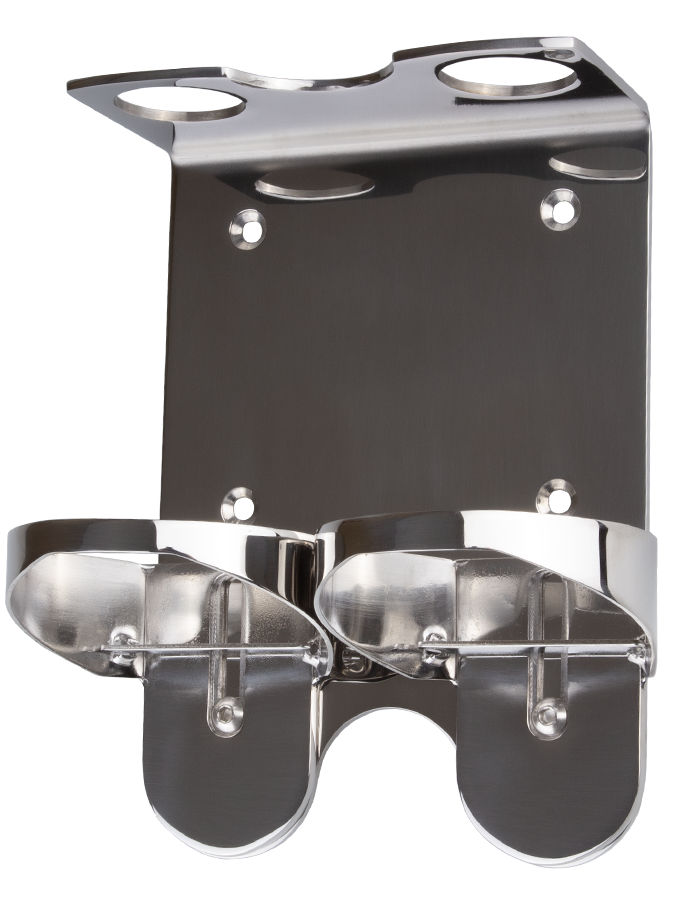 Halter für Pumpspender DUO 360 ml, silber