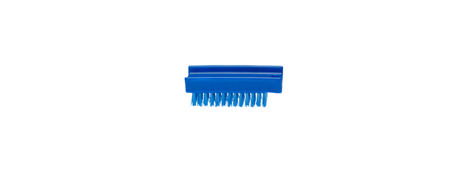 Nagelbürste mittel, PBT 0,30 glatt, 110x45 mm, blau