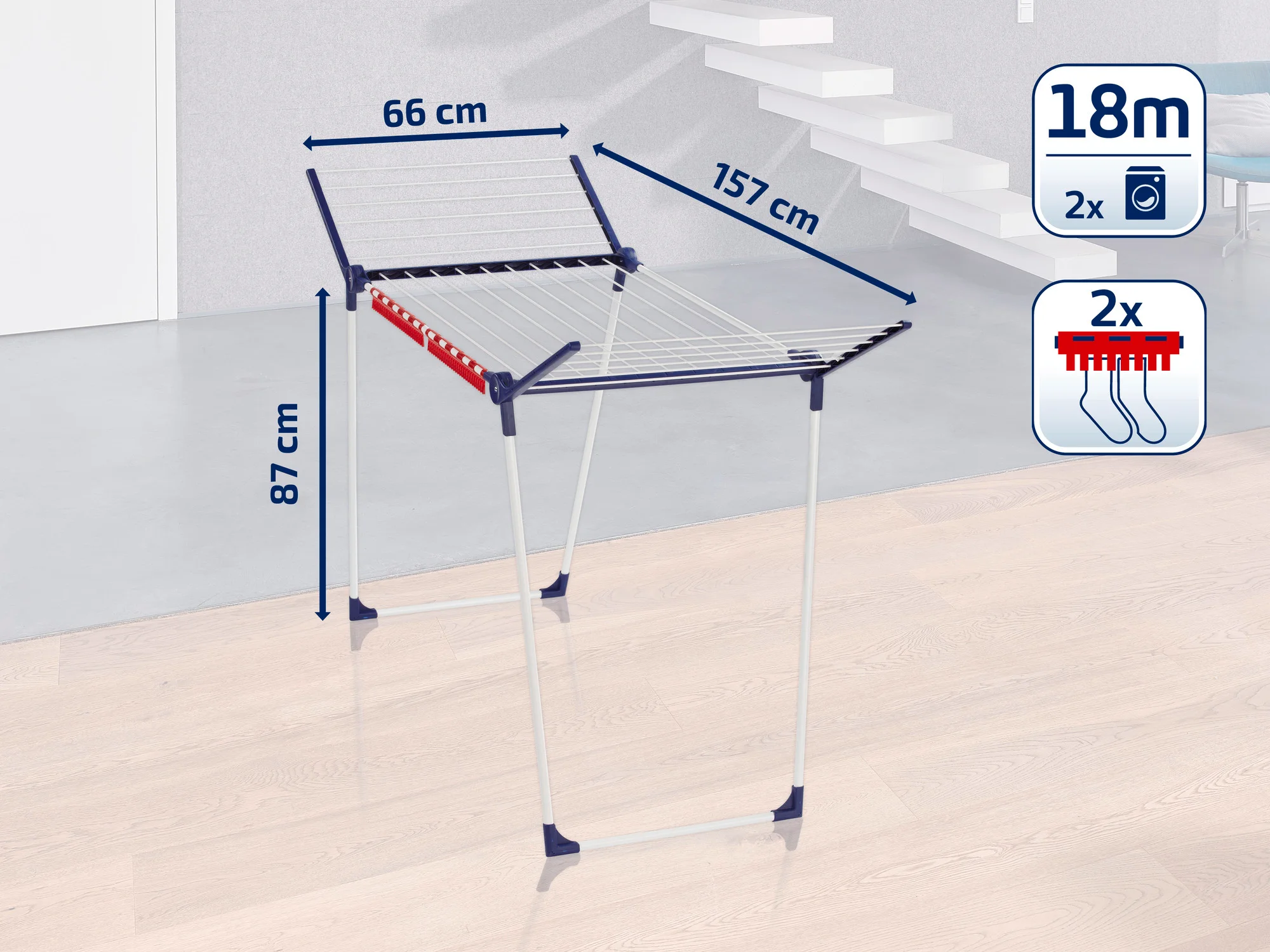 LEIFHEIT Wäscheständer Pegasus 180 Solid