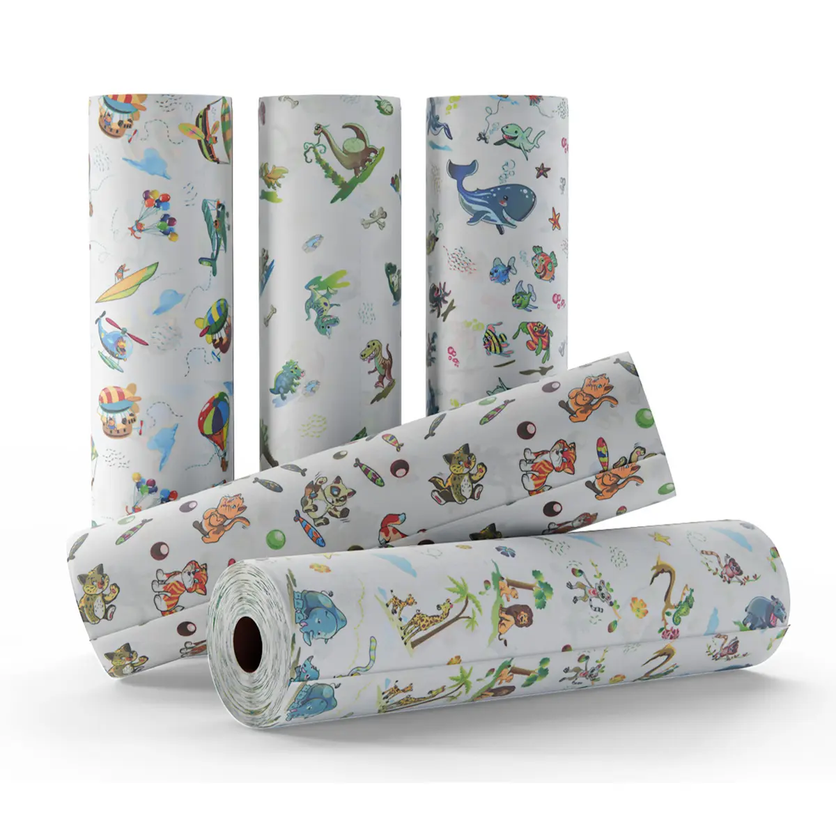 Liegenabdeckung für Kinder 50iger - 2lg. Tissue hochweiß, mikrogeprägt