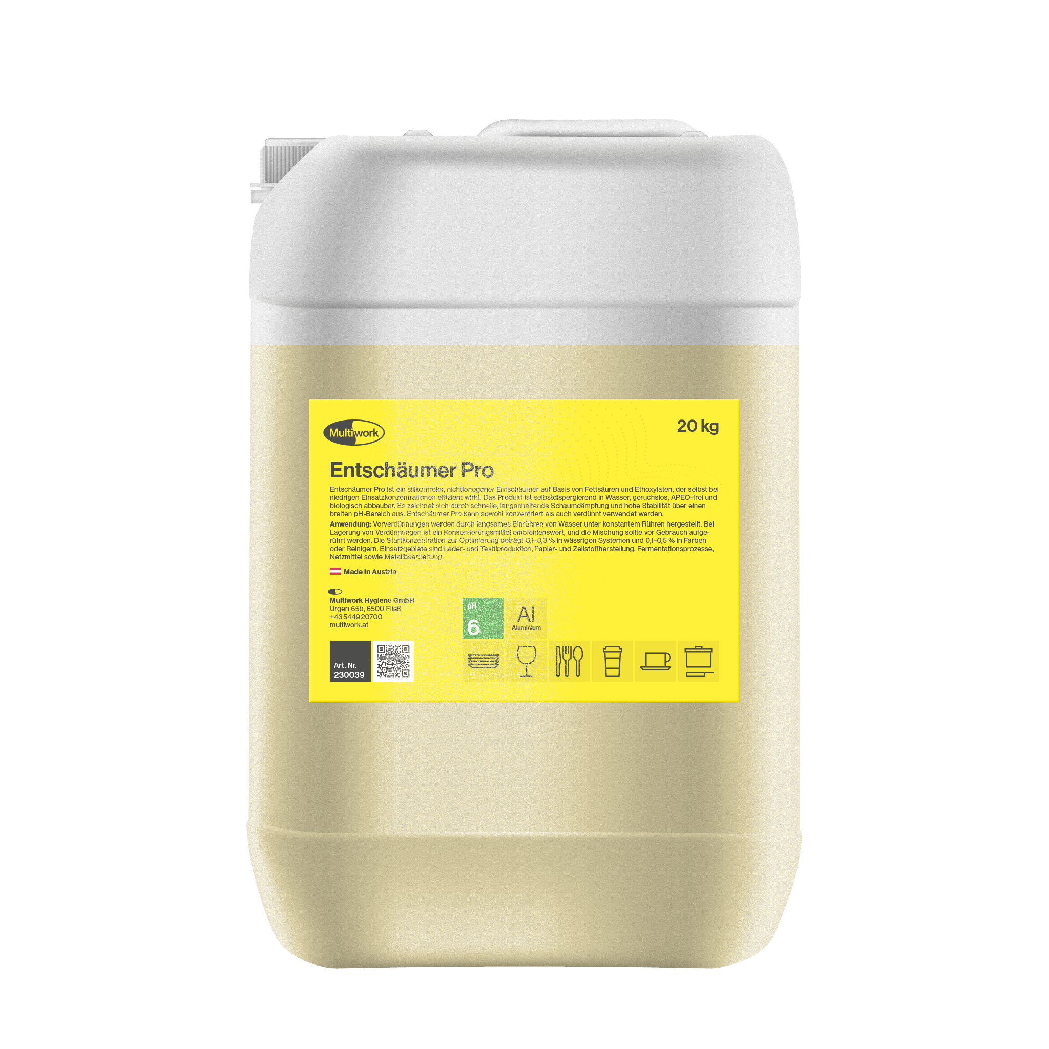 Entschäumer Pro - 20 kg