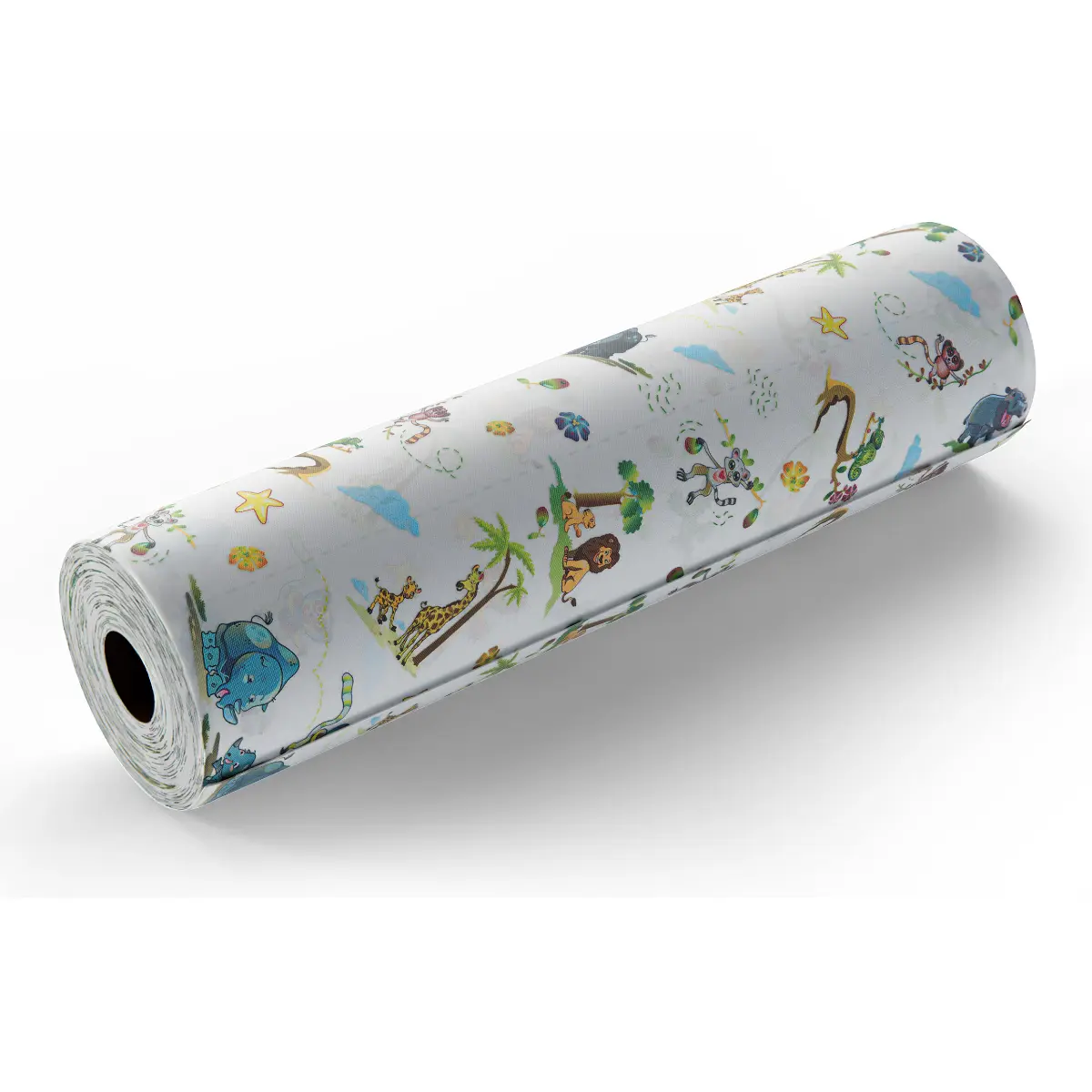 Liegenabdeckung für Kinder 50iger - 2lg. Tissue hochweiß, mikrogeprägt