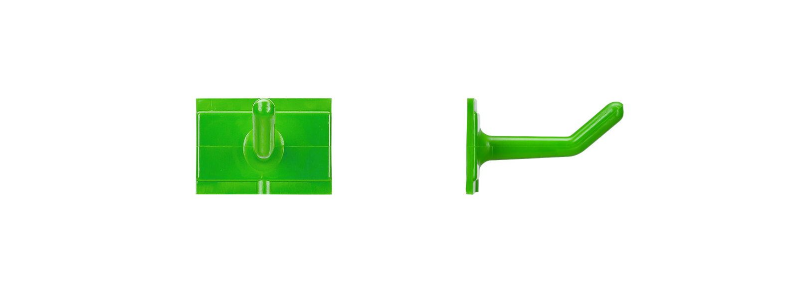 Haken für Ordnungssystem, grün