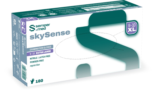 Semperguard skySense Nitrilhandschuh blau Gr. XL